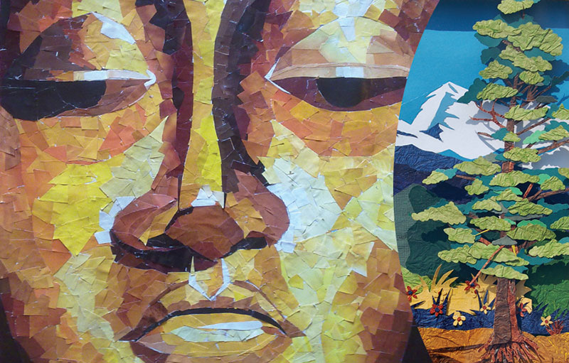 Collage painting Workshop for Kids